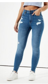 american eagle distressed